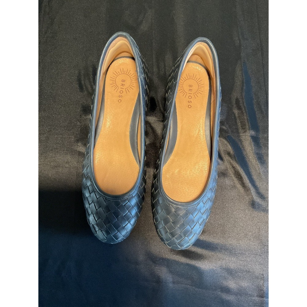 Brioso Women's Leather Block Heel, Size 9